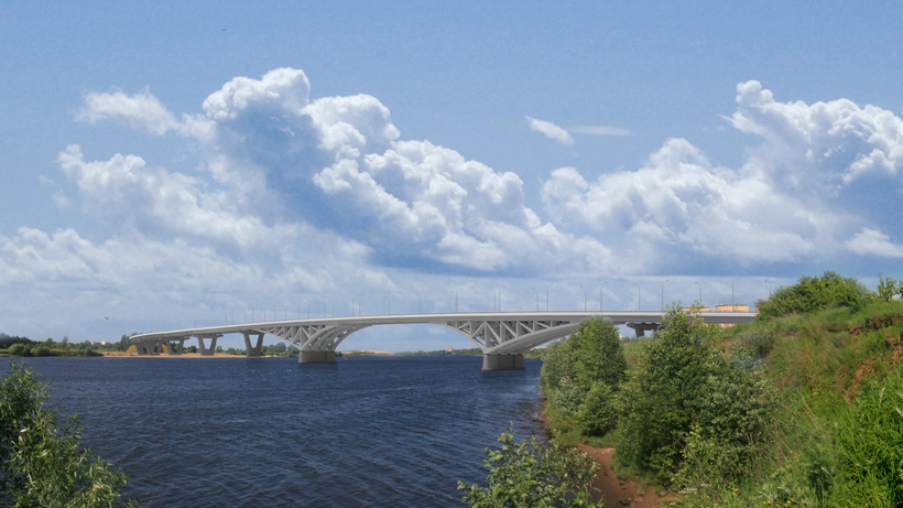 gallery0fsg - Глава Дубны взял под контроль ход строительства моста через реку Волгу 1