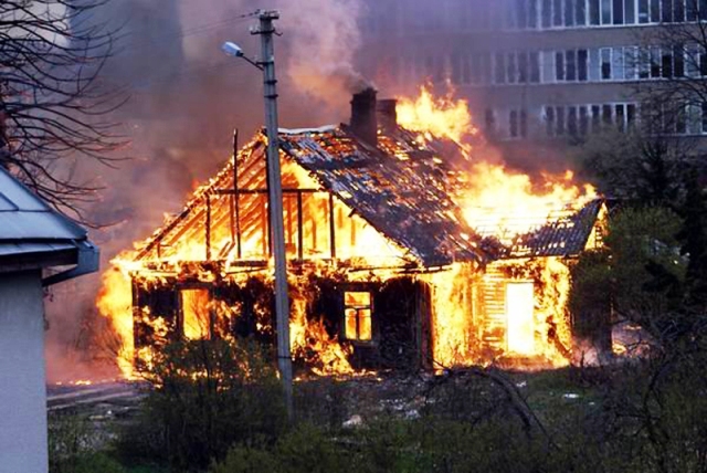 pojar 1 - В Кимрском районе на пожарах погибло 6 человек 1